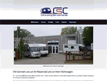 Tablet Screenshot of cschamburg.de